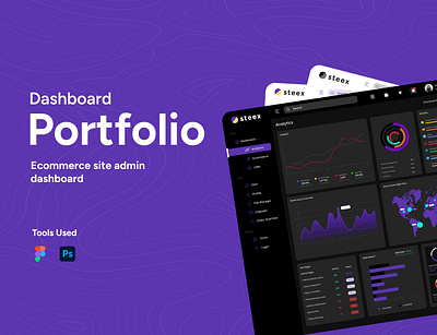 Dashboard UI portfolio dashboard dashboard portfolio ecommerce figma photoshop portfolio ui ux
