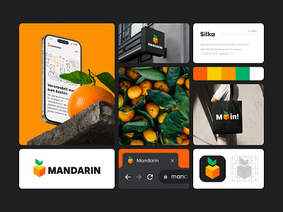 MANDARIN Logo Refresh branding logo mark orange webdesign
