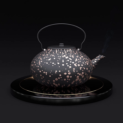 Funny Teapots | Teapot_008 360 3d after effects animation art cinema 4d cinema4d design funny loop motion design nft tea teapot