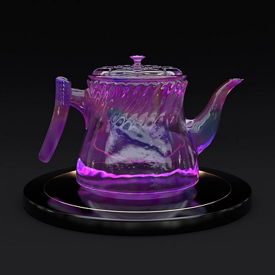 Funny Teapots | Teapot_009 360 3d after effects animation art cinema4d design funny loop motion design nft tea teapot