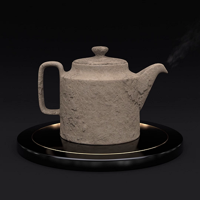 Funny Teapots | Teapot_016 360 3d after effects animation art cinema 4d cinema4d design dirt funny ground loop motion design nft old redshift tea teapot