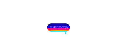 Concept logo for the drip therapy branding graphic design logo