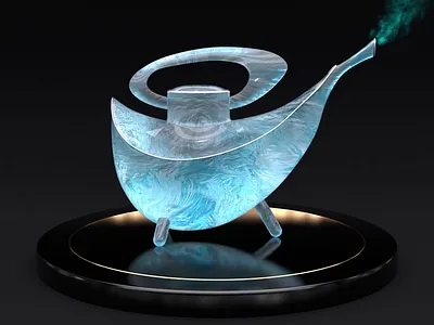 Funny Teapots | Teapot_021 360 3d after effects animation art cinema 4d cinema4d cold design frozen funny ice loop motion design nft redshift tea teapot winter