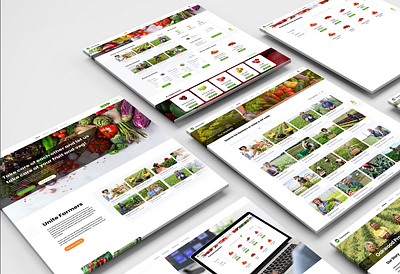 Farmers Market web design ui ux web webdesign