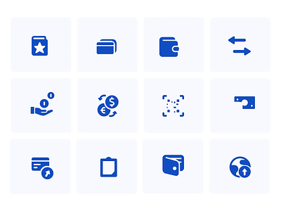 Trast Pay Icons Animation animation application finance icon icon animation mobile app motion graphics ui
