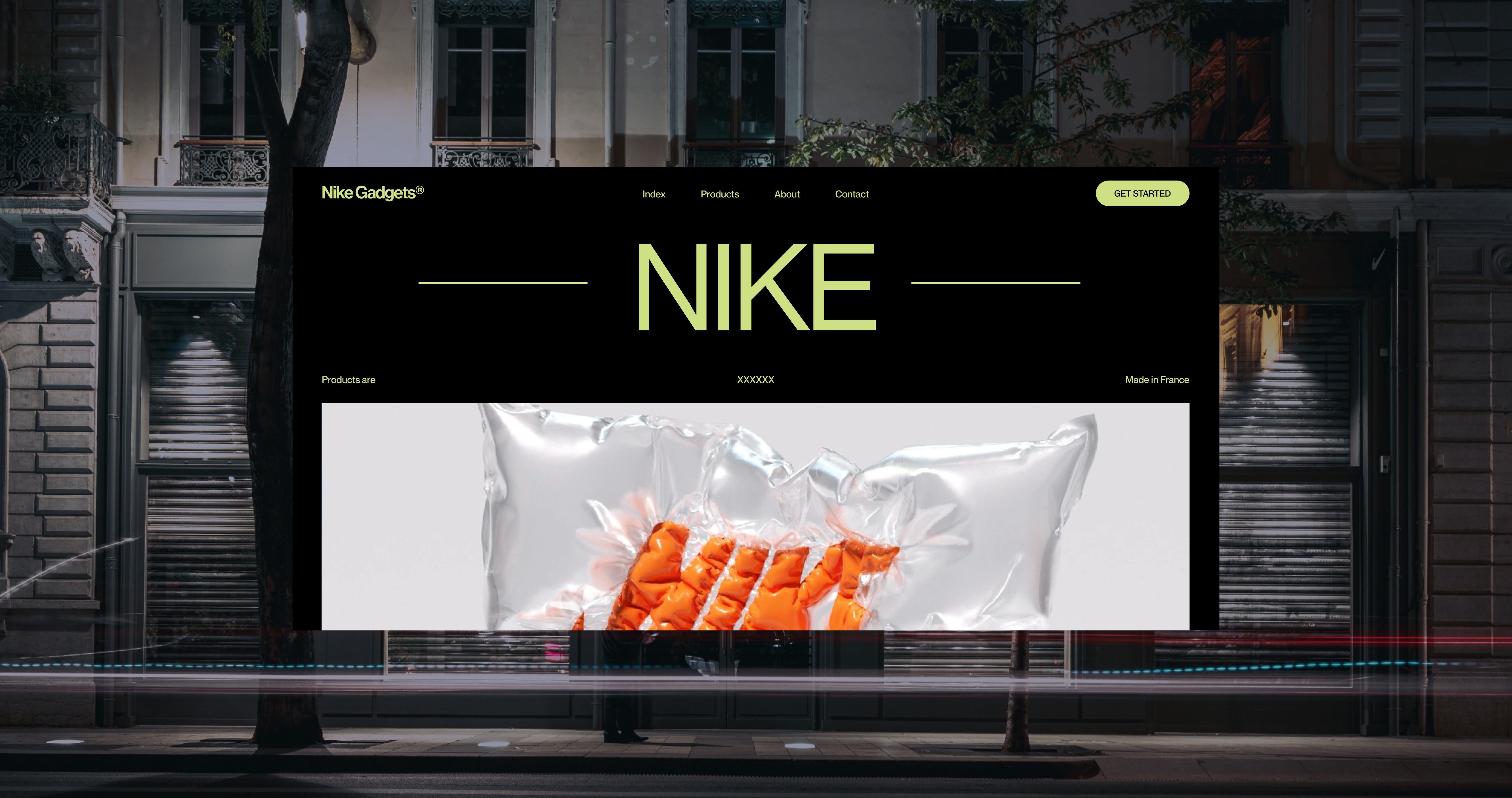 Nike Gadgets - Concept awwwards branding fashion font hero hero section inspiration landing page luxury photography typography ui ui design uiux ux ux design web web design website website design