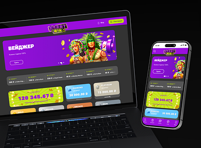 Casino Website Аzart.win casino gambling game gaming online casino slots uiux user interface web design website