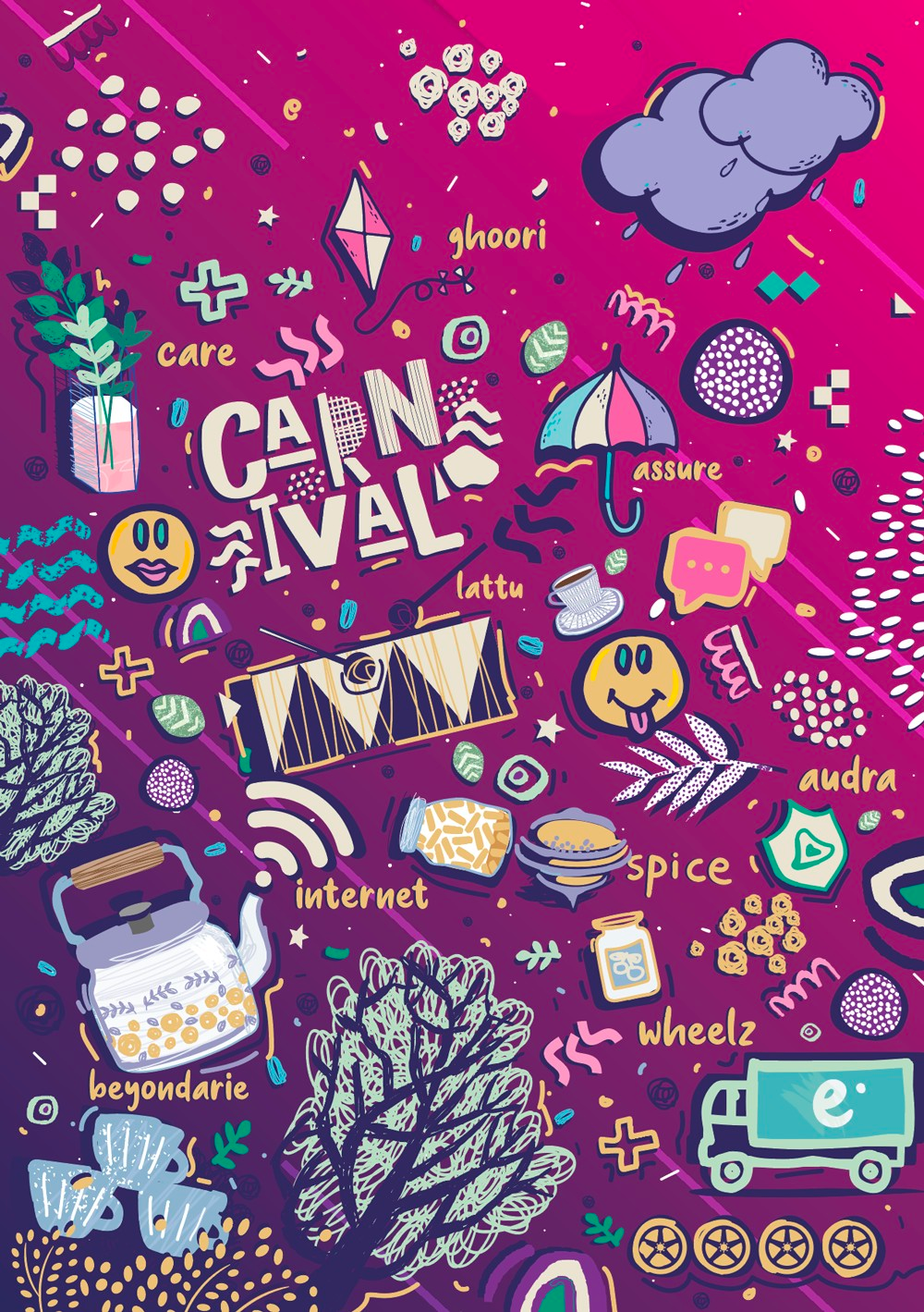 Dotline Group Wall Branding 1 artist bangladesh carnival wifi corporate wall branding dhaka dotlines dotlines gropu wall branding dotlines office branding illustration office art curation office branding wall art