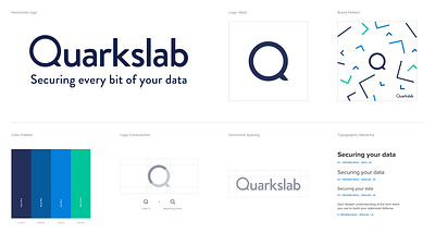 Quarkslab Branding brand designer branding corporate identity identity design logo logotype modern logo visual identity