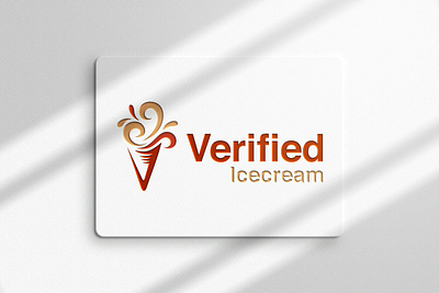 Verified Ice cream logo design 3d branding design graphic design illustration logo logo design minimalist logo modern logo motion graphics professional logo simple logo unique logo