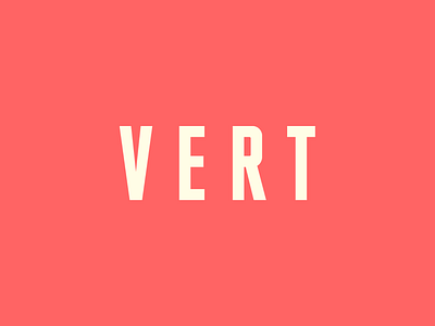 VERT Brand brand branding design illustration logo vector