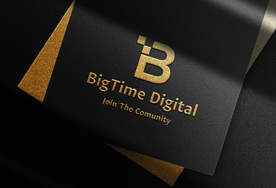 BigTime Digital Logo branding design graphic design illustration logo logo design minimalist logo modern logo motion graphics simple logo