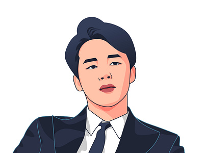 Jimin BTS bts cartoon vector