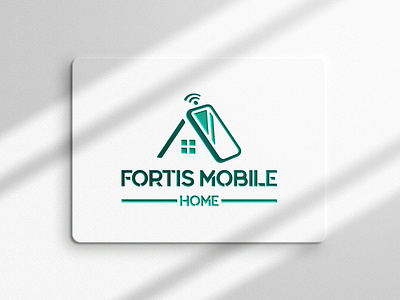 FORTIS MOBILE LOGO DESIGN branding creative logo design graphic design illustration logo logo design modern logo motion graphics simple logo ui