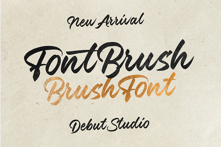 Font Brush - Brush Font by HeavyFont on Dribbble