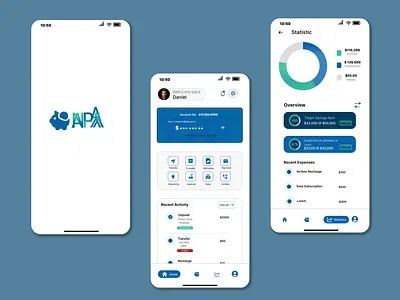 Anypay Fintech mobile app UI app design graphic design logo ui ux