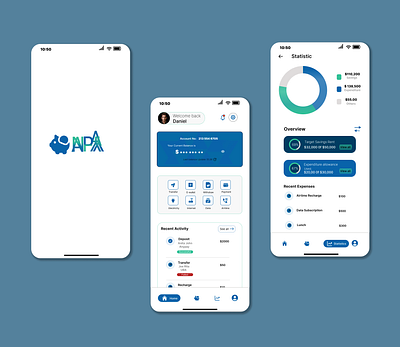 Anypay Fintech mobile app UI app design graphic design logo ui ux
