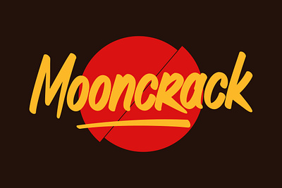 Mooncrack Font branding design fonts graphic design labels lettering logo typeface typography