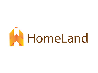 Home land logo design brand identity branding design graphic design home logo design illustration letter logo logo logo design sohelbranding ui