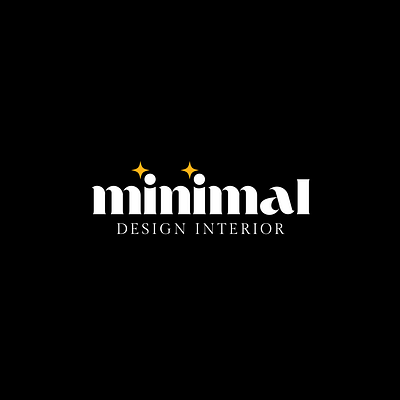 Design Interior Logo black design interior logo minimal orange simple white