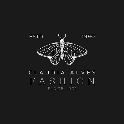 Logo Fashion black fashion logo simple white