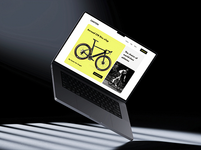 Landing Page concept CANYON Aeroad CFR Disc eTap bike bicycle bike concept design landing page typography ui ux web design