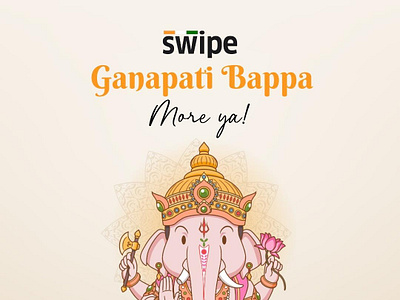 Ganesh Chaturthi billing branding celebration design festival ganesh ganeshchaturthi graphic design illustration invoicing lordganesh swipe