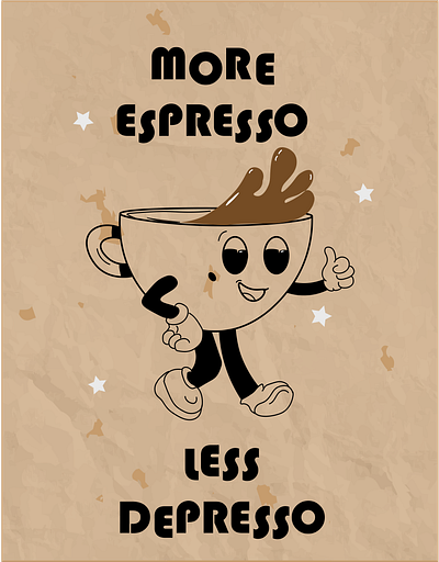 Espresso animation graphic design illustration