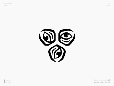 Eye Trinity logo branding design eye icon illustration logo logodesign logotype minimal trinity vector