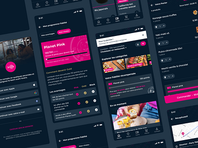 Planet Sushi - Redesign concept app design interface ui uidesign uiux