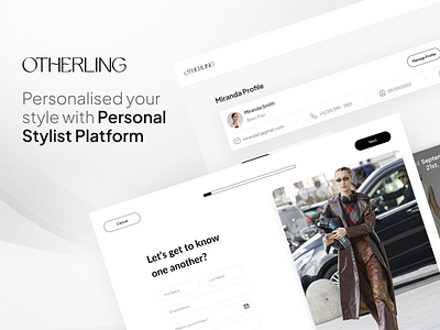 Personal Stylist Platform branding classic classic website company website corporate website fashion app fashion designer fashion mobile app landing page minimalist personal stylis personal stylist designer personal stylist web professional professional website stylist wardrobe web web design website