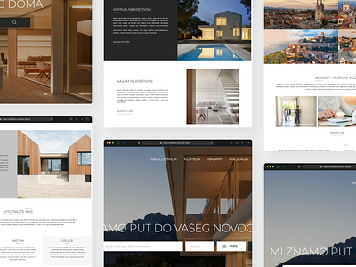 Real Estate Agency Website Design figma ui ux webdesign website websitedesign