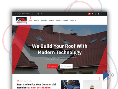 WordPress theme for Roofing roofing wordpress theme wordpress design wordpress theme wordpress theme design wordpress website