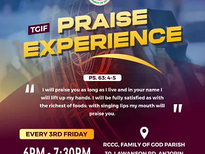 Praise Experience design graphic design