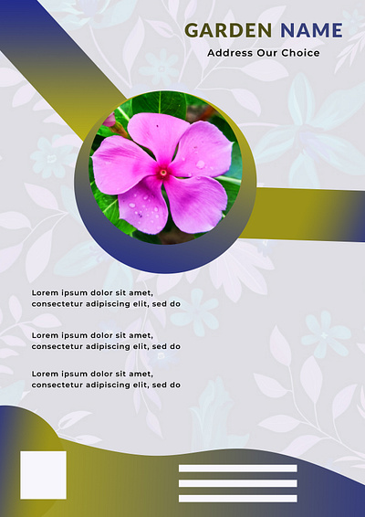 Branding Garden Business Flyer Card Design