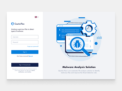 Sign In Page [QF] app cybersecurity design interface product security sign in simple ui user ux web