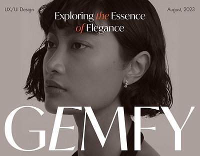 GEMFY | E-commerce Concept design & UX\UI e commerce graphic design typography ui uxui web design