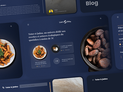 Branding UI WebDesign - Totor & Jadou branding figma ui ux webdesign