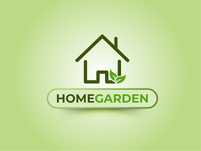 Home Garden Logo Design 3d branding design eco logo garden logo graphic design green logo home logo illustration leaf logo logo minimal logo modern logo motion graphics ui vector