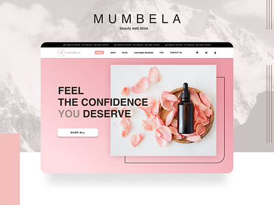 Beauty&Healthcare Platform beauty blog catalog cosmetics ecommerce health lifestyle self care store store screenshots uxui webdesign