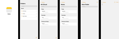 iphone notes app - redesign