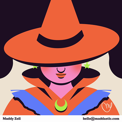 Witch's Charm animation app design graphic design greetings halloween illustration inktober