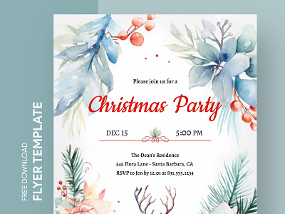 Christmas Party Invite Free Google Docs Template christmas christmas flyer design doc docs document flyer christmas free google docs templates free template free template google docs google google docs invitation invite party print printing template templates xmas