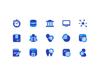 Icons | Kizen brand identity branding design graphic design icons illustration it tech ui web