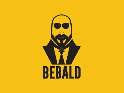 BEBALD bald brand brand design brand identity branding branding design design goggle graphic design illustration logo suit ui