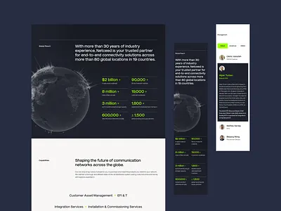 Netceed Website Design button green layout menu mobile modern responsive simple technology ui ui design uidesign user interface ux ux design uxui web web design website white