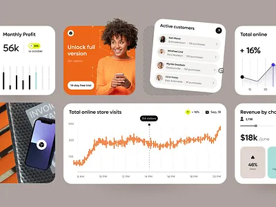 Traffio UI-UX design interface product service startup ui ux web website