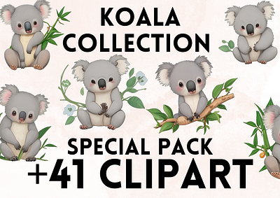 Koala Clipart animal animals clip art clipart clipart png design graphic design illustration koala koalas png