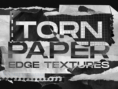 Torn paper edge textures brushes design free texture grunge effect grunge texture merch photoshop brushes procreate brushes ripped paper texture torn paper torn paper textures typography vintage effect