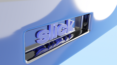 Slick Shades 3d branding graphic design logo